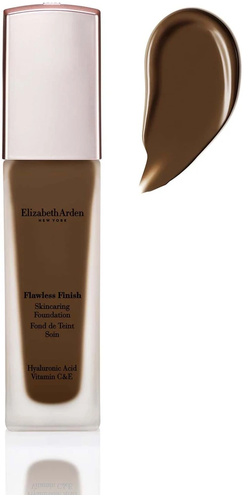„Elizabeth Arden Flawless Finish Skincare“ ilgai išliekantis makiažo pagrindas su hialurono rūgštimi „Kreminis“ 510N įdegio efektas neutralus, 30 ml