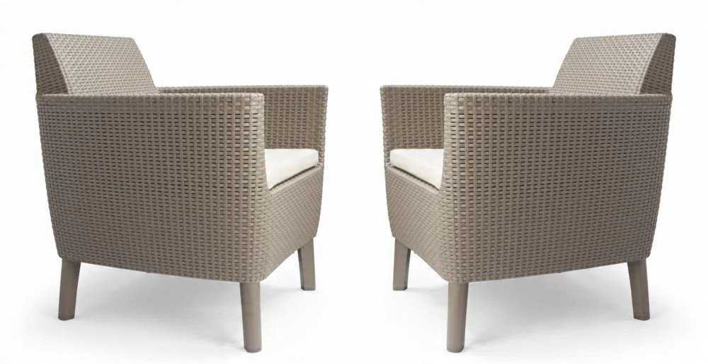 Keter Garden chairs 2pcs. Salemo Duo beige