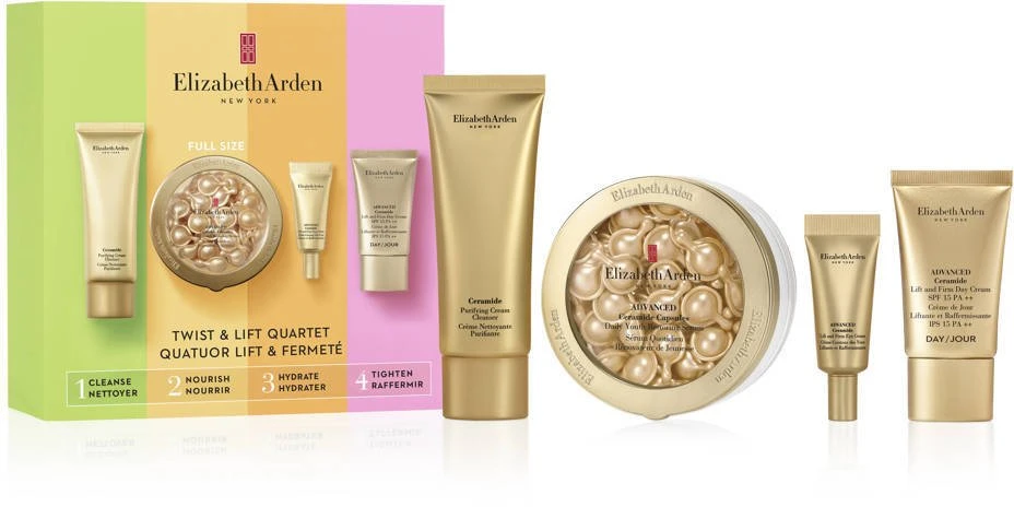 Elizabeth Arden "Twist - Lift Quarter Set" odos priežiūros dovanų rinkinys