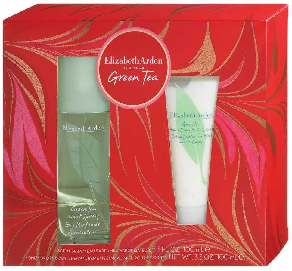 Elizabeth Arden Žalias Tea rinkinys moterims (EDT, 100 ml + kūno kremas Honey Drops, 100 ml)