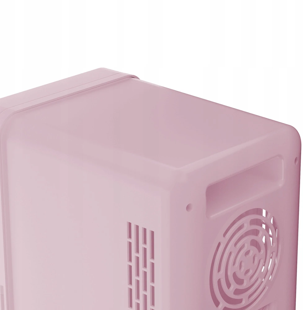 ELLE 4L mini šaldytuvas su LED makiažo veidrodėliu, violetinė