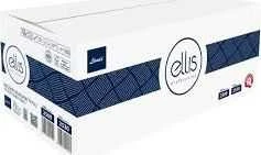 Lapiniai popieriniai rankšluosčiai ELLIS Professional Z, 200 lapelių, 2 sl., baltos sp., celiuliozė