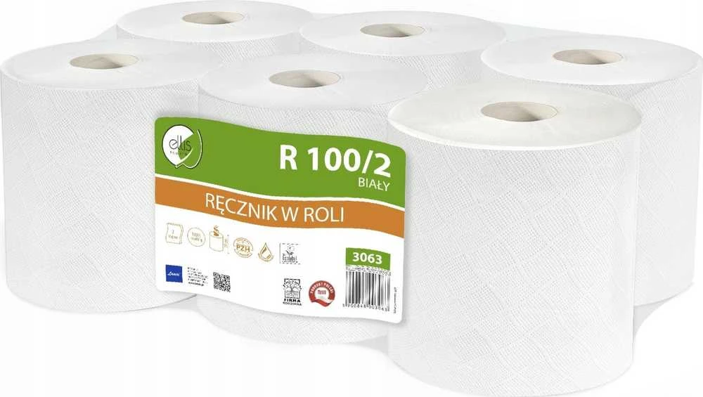 Ellis Ręcznik rulonėlyje 100m 2w makulatura balta (6)
