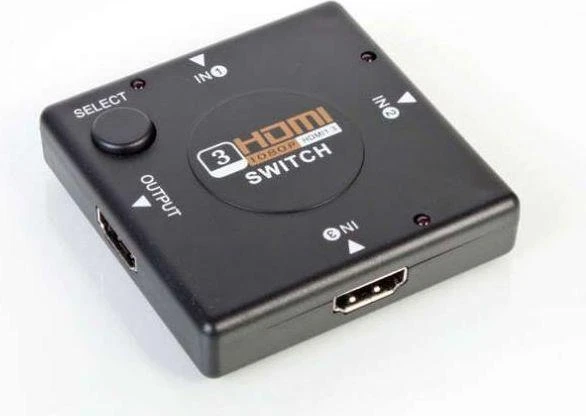 Savio CL-26 HDMI komutatorius 3 įėjimai