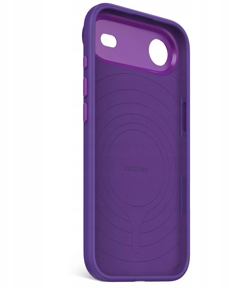 „Decoded“ antimikrobinis silikoninis „MagSafe“ dėklas, skirtas „iPhone 17 Air“ – Violetinė