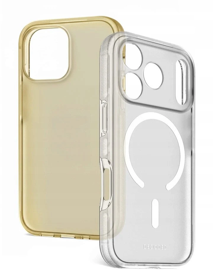 „Decoded DropTec“ skaidrus „MagSafe“ dėklas, skirtas „iPhone 17“ – skaidrus-matinis
