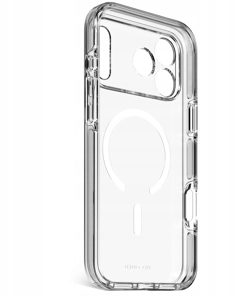 „Decoded DropTec“ permatomas „MagSafe“ dėklas, skirtas „iPhone 17 Pro“ – permatomas