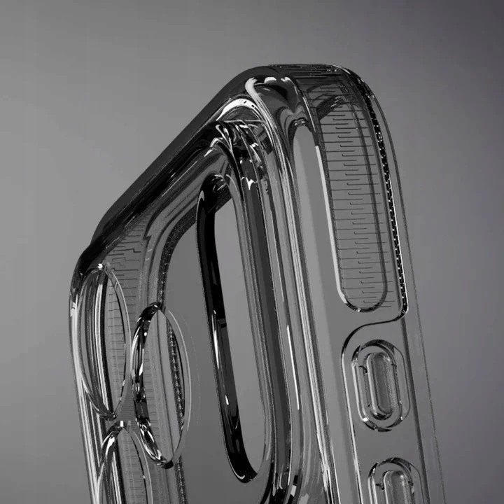 „Decoded DropTec“ permatomas „MagSafe“ dėklas, skirtas „iPhone 17 Pro“ – permatomas