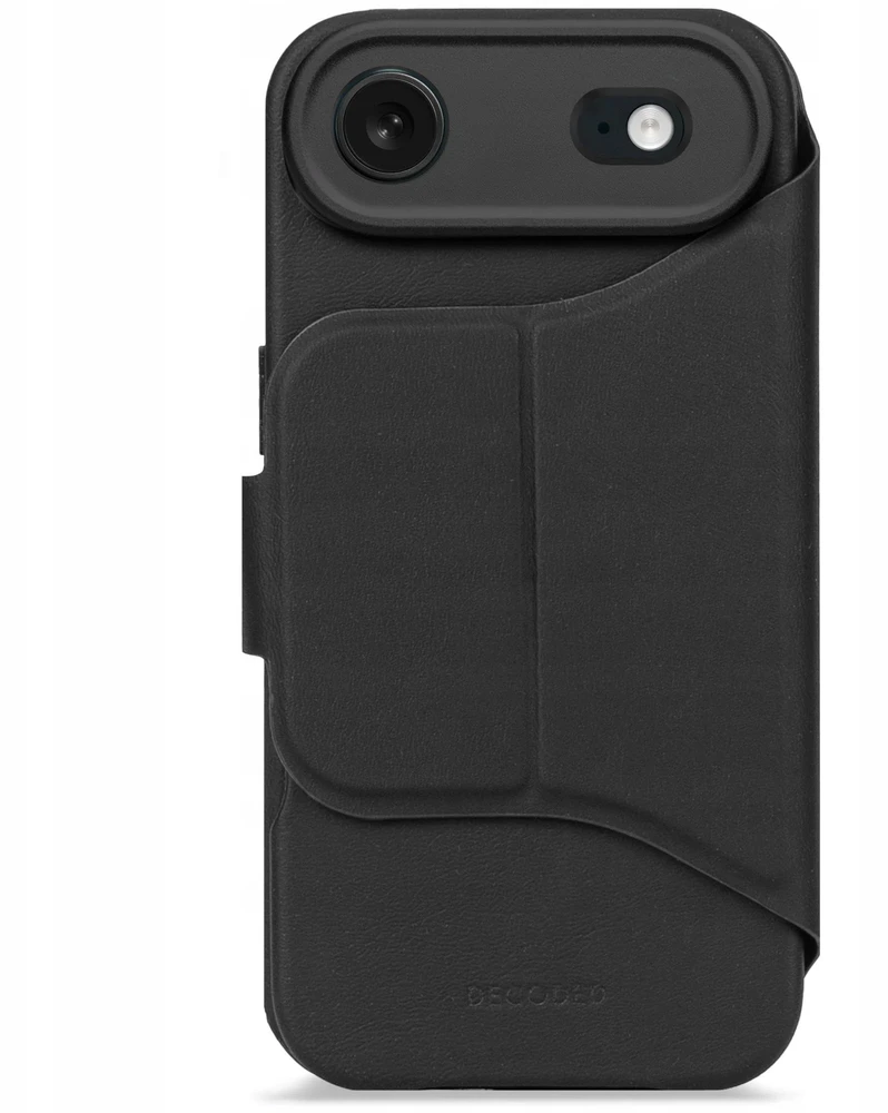„Decoded“ tekstūruotas silikoninis nuimamas „MagSafe“ dėklas, skirtas „iPhone Air“ - juodas