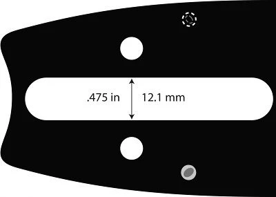 NAC Grandininio pjūklo pjovimo juosta Oregon 188PXBK095; 18''; 45 cm; .325''; 72; 1,5 mm