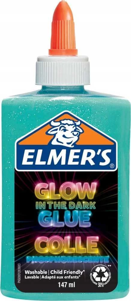 Elmer's Klijai "Slime" mėlynai šviečiantys tamsoje 147ml - 2162078