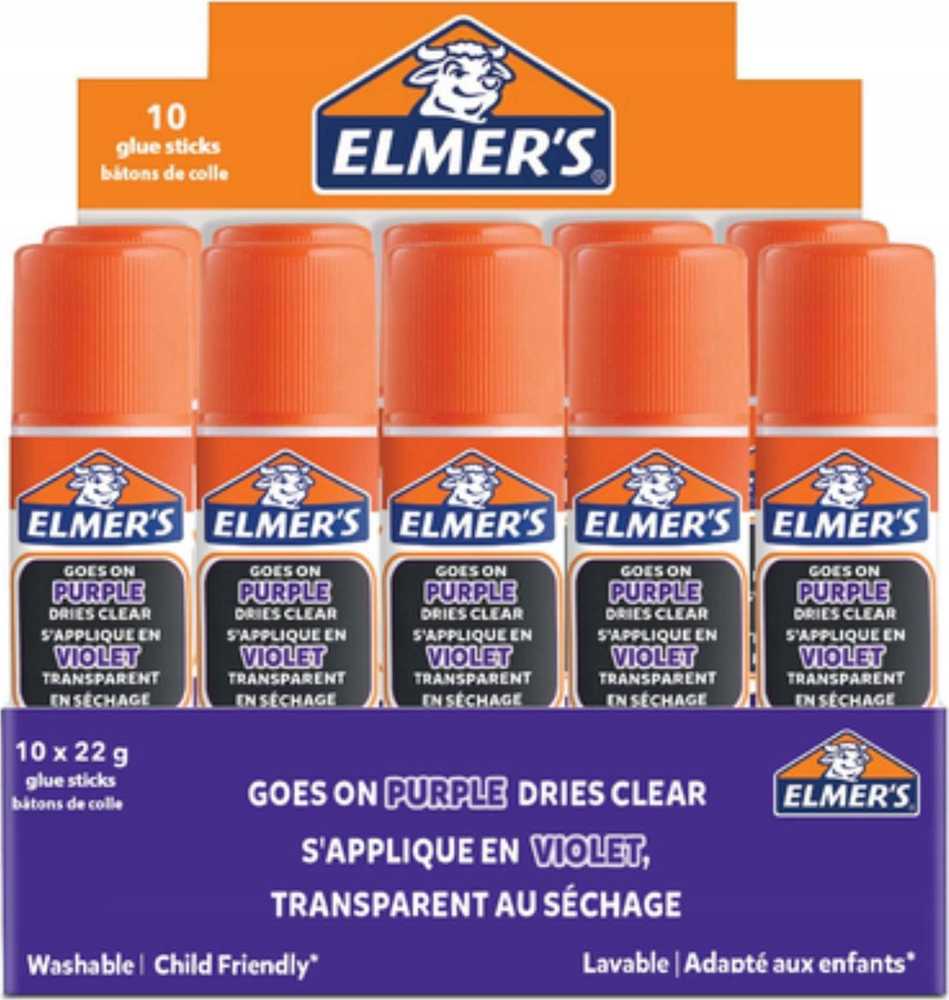 Elmers Klej w sztyfcie Disappearing Violetinė 22G opakowanie 10 vnt