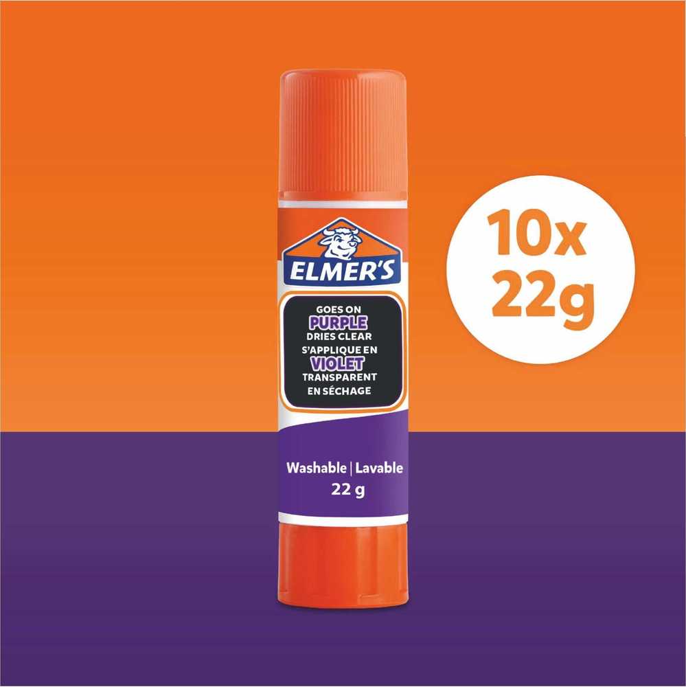 Elmers Klej w sztyfcie Disappearing Violetinė 22G opakowanie 10 vnt