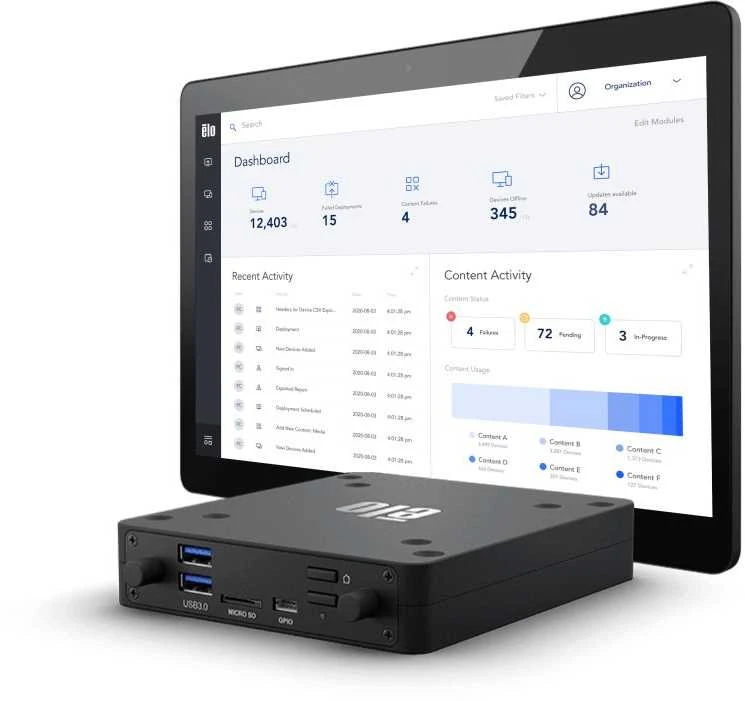 Stacionarus kompiuteris ELO Touchsystems Komputer Elotouch ESY00I1-0UWE-0-4G-6E-A14-GMS-BK