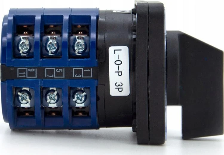 ELS Elektrotechnika KAMPINIS SKYDINIS JUNGTUVAS KAIRĖN-DEŠINĖN 32A 3P LW32 L-0-P 3P T