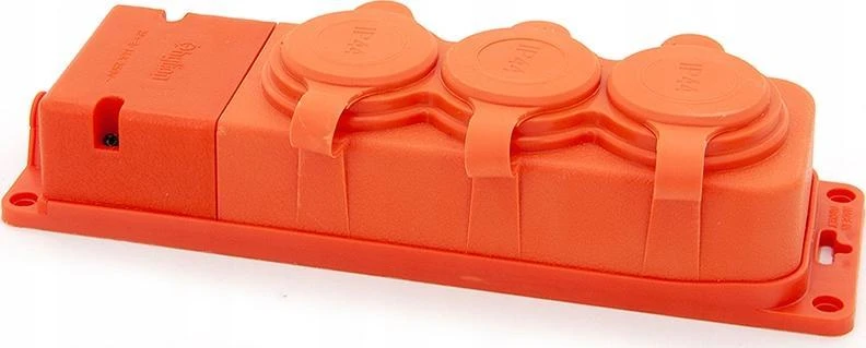 ELS Elektrotechnika ELS ELEKTROTECHNIKA / BYLION TEE RUBBER STRIP RUBBER SOCKET 16A 230V IP44 TRGP-3