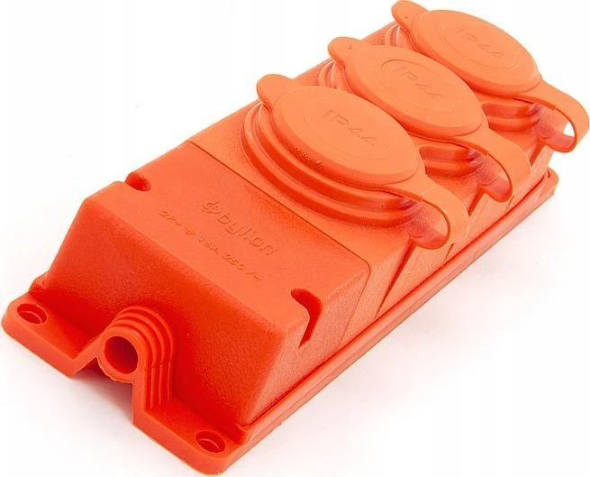 ELS Elektrotechnika ELS ELEKTROTECHNIKA / BYLION TEE RUBBER STRIP RUBBER SOCKET 16A 230V IP44 TRGP-3
