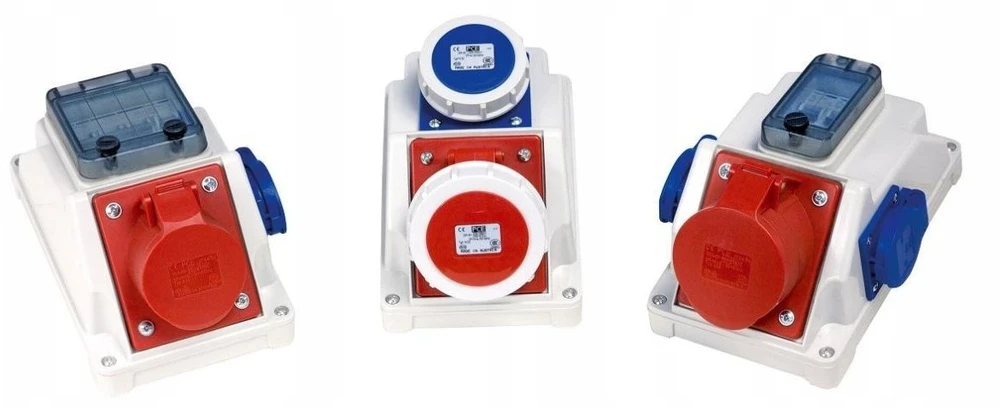Els Polska ELS Elektrotechnika Komutatorius COMBO PLUS 32/5 16/5 1x230V IP44