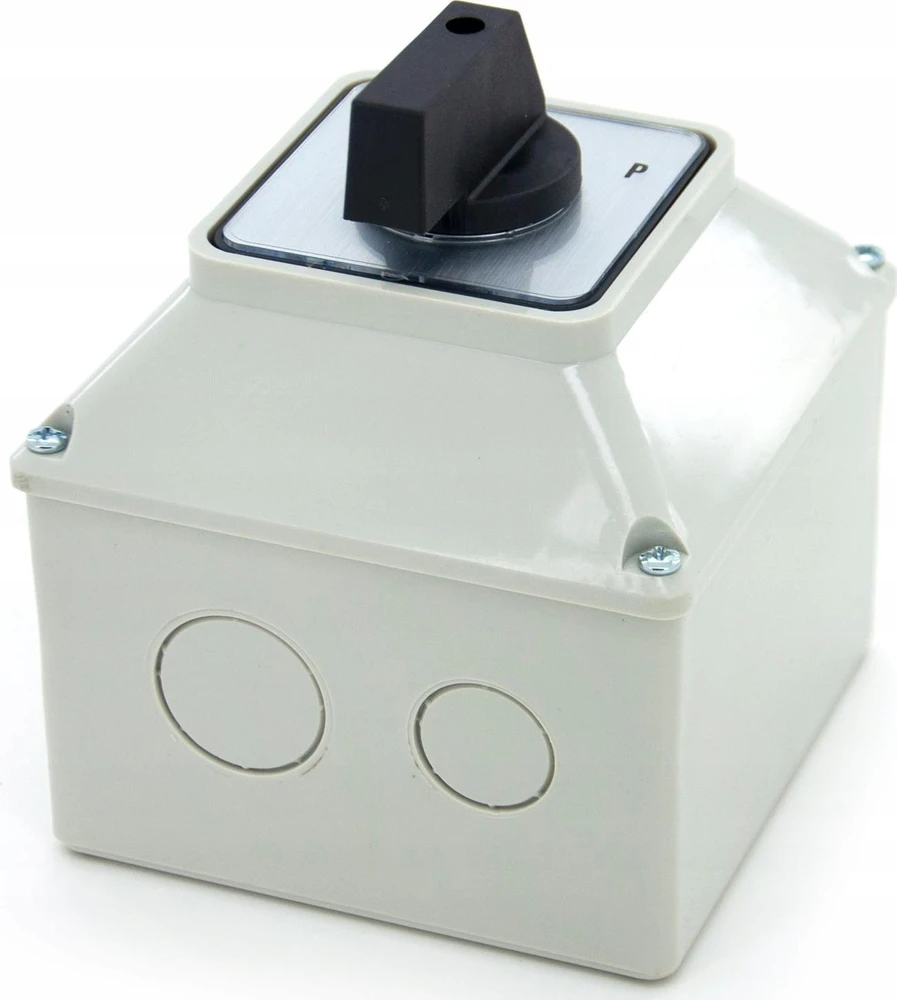 ELS Elektrotechnika KUMŠTELINIS JUNGIKLIS 32A KAIRĖ/DEŠINĖNĖ KORPUSE IP65 LW32 L-0-P 3P OB.