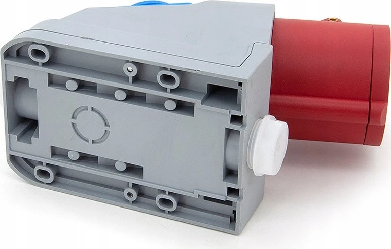 N101/4 Fiksuotas maitinimo lizdas kombinuotas 32A/4P + GS 230V + saugiklio apsauga, ELS Elektrotechnika, N101/4