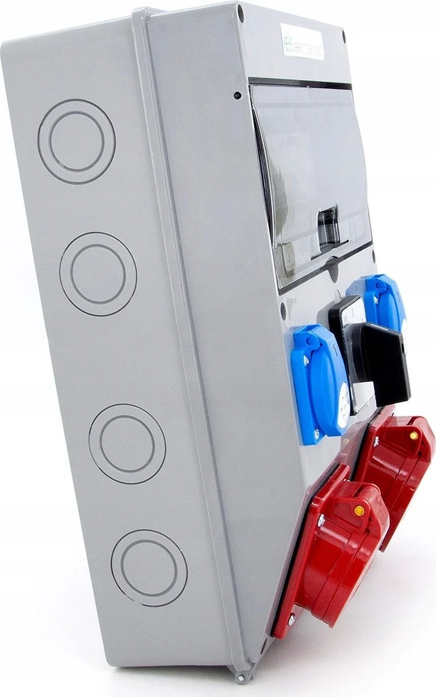 Els Elektrotechnika 12NO22C11C11CFLP Konstrukciniai skirstomieji įrenginiai 32A/5 + 16A/5 + 2*GS 230V + apsaugos + diferencialas + L-0-P grandinės pertraukiklis, 12NO22C11C11CFLP