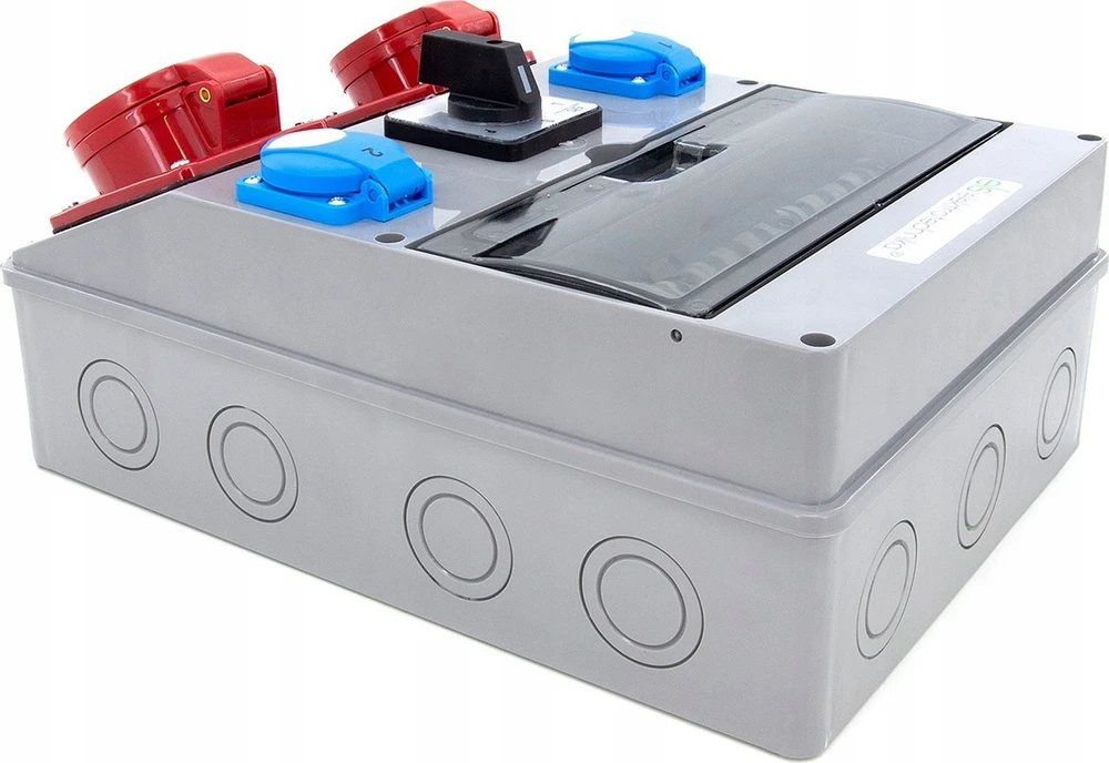 Els Elektrotechnika 12NO22C11C11CFLP Konstrukciniai skirstomieji įrenginiai 32A/5 + 16A/5 + 2*GS 230V + apsaugos + diferencialas + L-0-P grandinės pertraukiklis, 12NO22C11C11CFLP