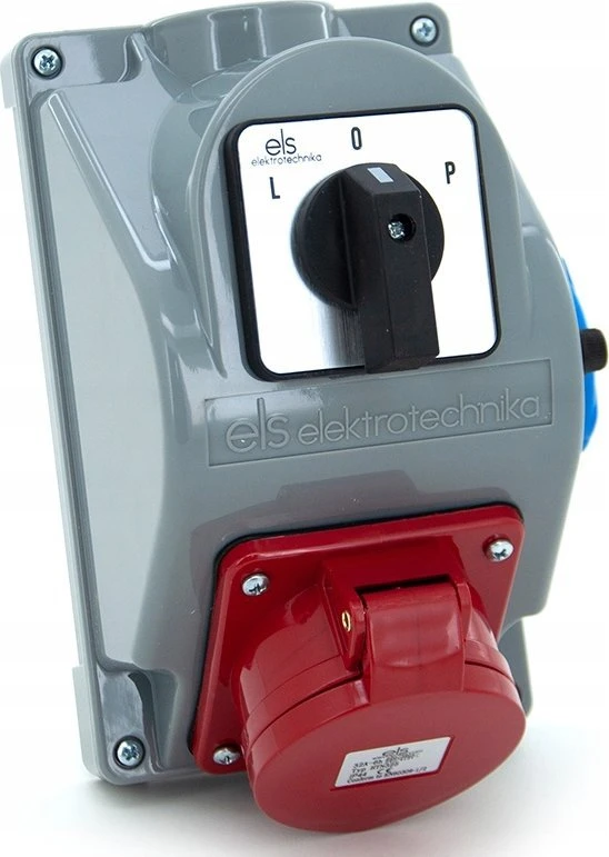 Els Elektrotechnika N1T01LP Konstrukcinis skirstomasis skydas tipas COMBOPOL 32A/5 + GS 230V + L-0-P skyriklis, sieninis/paviršinis korpusas, N1T01LP