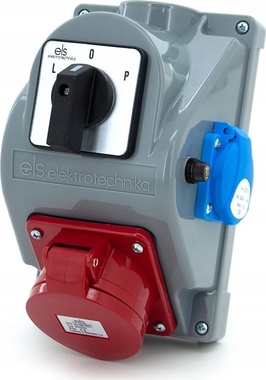 Els Elektrotechnika N1T01LP Konstrukcinis skirstomasis skydas tipas COMBOPOL 32A/5 + GS 230V + L-0-P skyriklis, sieninis/paviršinis korpusas, N1T01LP