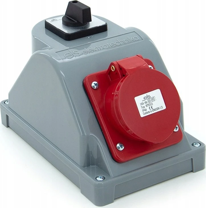 Els Elektrotechnika N110-01COMBO Konstrukcinis skirstomasis skydas tipas COMBOPOL 16A/5 + GS 230V + 0-1 jungiklis, sieninis/paviršinis korpusas, N110-01COMBO
