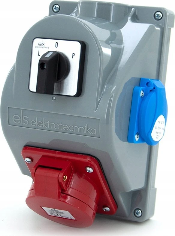 Els Elektrotechnika N110LP Konstrukcinis skirstomasis skydas tipas COMBOPOL 16A/5 + GS 230V + L-0-P skyriklis, sieninis/paviršinis korpusas, N110LP