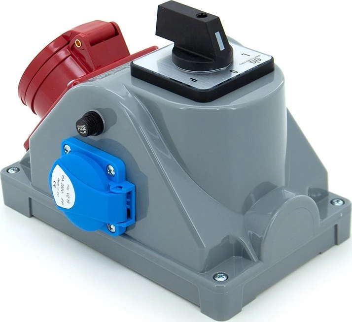 Els Elektrotechnika N1T01LP Konstrukcinis skirstomasis skydas tipas COMBOPOL 32A/5 + GS 230V + L-0-P skyriklis, sieninis/paviršinis korpusas, N1T01LP