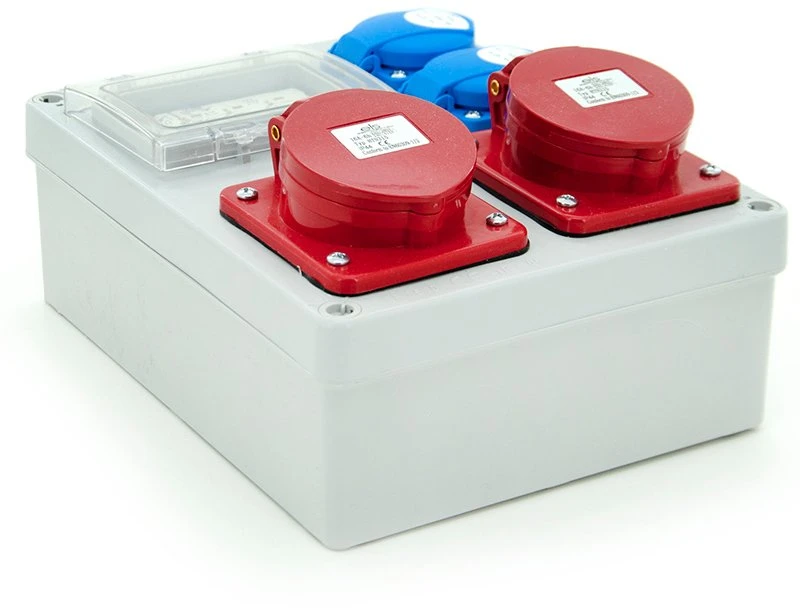 Els Elektrotechnika 4NO21B21B0 Statybiniai skirstomieji įrenginiai Mikołajki 2*16/5 + 2*GS + apsaugos, sieninis korpusas, 4NO21B21B0