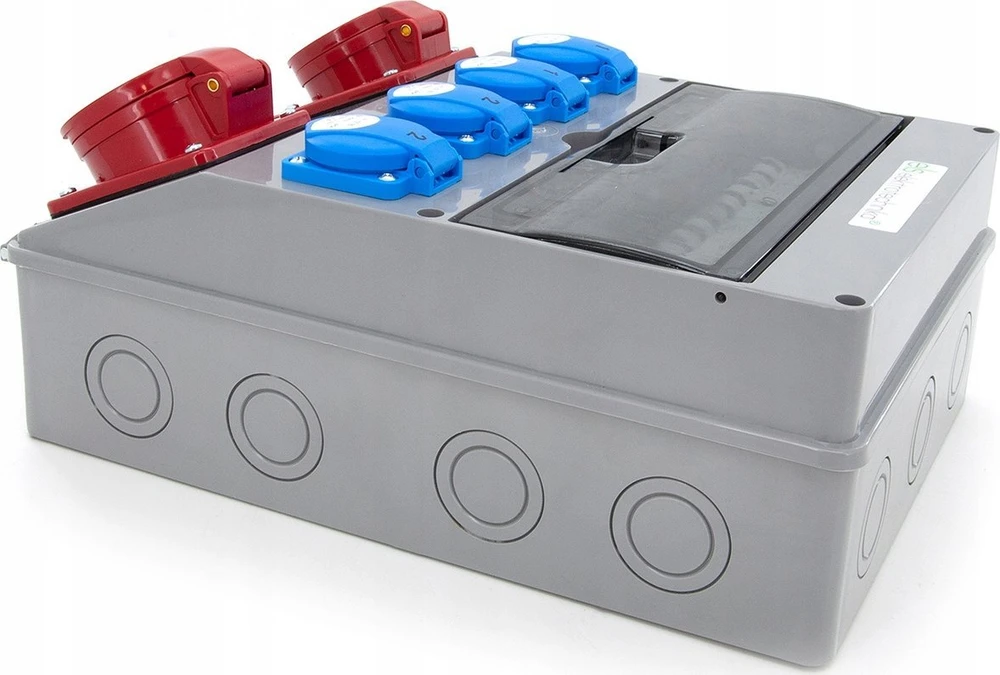 Els Elektrotechnika 12NO42C11C11CF Konstrukciniai skirstomieji įrenginiai 32A/5 + 16A/5 + 4*GS 230V + apsaugos + diferencialas, sieninis korpusas, langas 12M, 12NO42C11C11CF