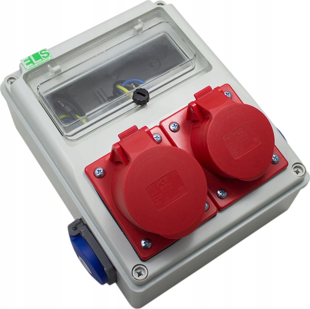 Els Elektrotechnika 8NO211 Konstrukcinis skirstytuvas 32A/5 + 16A/5 + 2*GS 230V, sieninis korpusas, neįrengtas, 8NO211