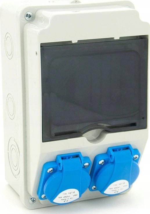 Els Elektrotechnika 6NO200 Statybinis skirstytuvas, sodas 2*GS 230V, korpusas montuojamas prie sienos, laidinis, neįrengtas, langas 6M, 6NO200