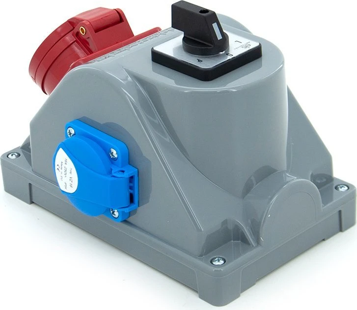 Els Elektrotechnika N110LP Konstrukcinis skirstomasis skydas tipas COMBOPOL 16A/5 + GS 230V + L-0-P skyriklis, sieninis/paviršinis korpusas, N110LP