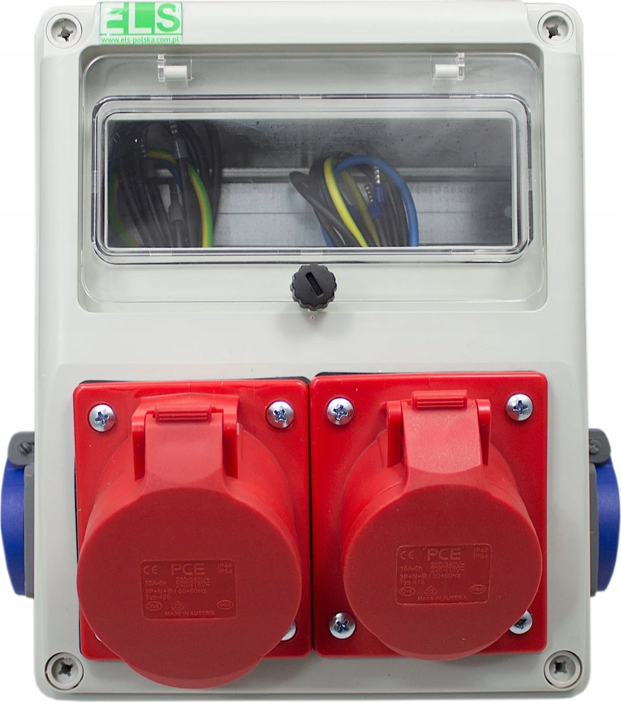 Els Elektrotechnika 8NO211 Konstrukcinis skirstytuvas 32A/5 + 16A/5 + 2*GS 230V, sieninis korpusas, neįrengtas, 8NO211