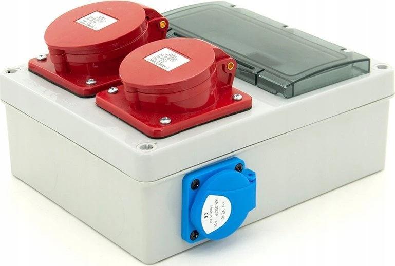 Els Elektrotechnika 8NO211 Konstrukcinis skirstytuvas 32A/5 + 16A/5 + 2*GS 230V, sieninis korpusas, neįrengtas, 8NO211