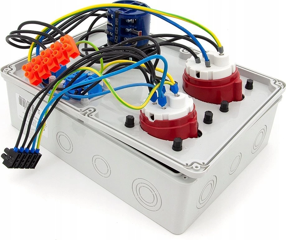 Els Elektrotechnika N211LP Statybinis skirstomasis įrenginys 16A/5P + 32A/5P + 2*GS 230V + L-0-P jungiklis, N211LP