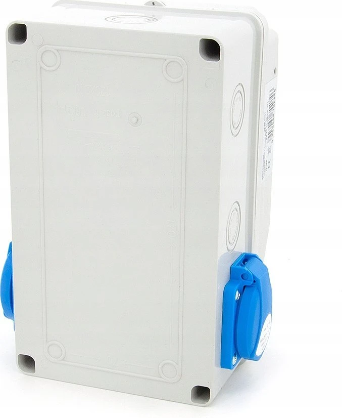 Els Elektrotechnika 6NO21C00F Statybinis skirstomasis skydas, sodas 2*GS 230V + apsaugos + diferencialas, 6NO21C00F