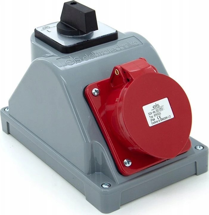 Els Elektrotechnika N1T01LP Konstrukcinis skirstomasis skydas tipas COMBOPOL 32A/5 + GS 230V + L-0-P skyriklis, sieninis/paviršinis korpusas, N1T01LP