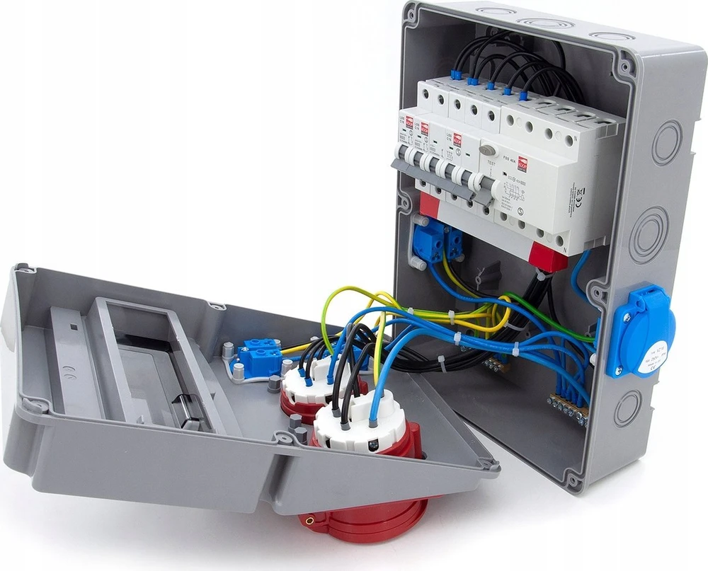 Els Elektrotechnika 11NO42C11C1F Konstrukciniai skirstomieji įrenginiai 32A/5P + 16A/5P + 4*GS 230V + apsaugos + diferencialas, 11NO42C11C1F