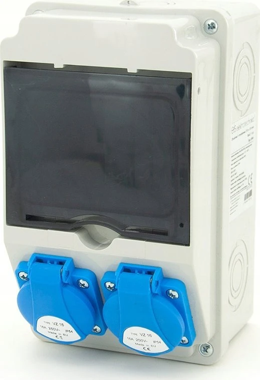 Els Elektrotechnika 6NO200 Statybinis skirstytuvas, sodas 2*GS 230V, korpusas montuojamas prie sienos, laidinis, neįrengtas, langas 6M, 6NO200