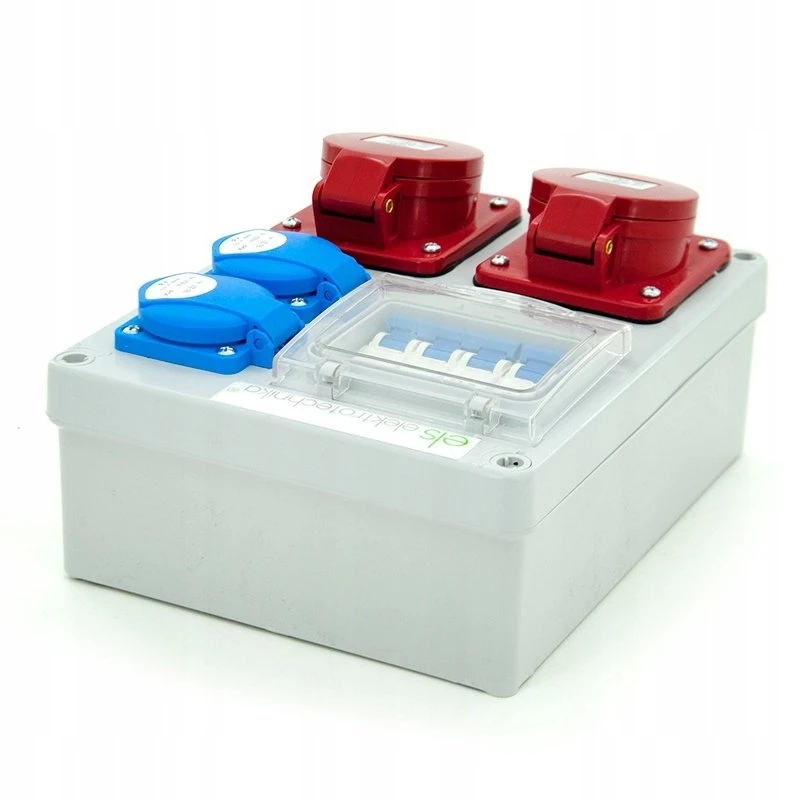 Els Elektrotechnika 4NO21B21B0 Statybiniai skirstomieji įrenginiai Mikołajki 2*16/5 + 2*GS + apsaugos, sieninis korpusas, 4NO21B21B0
