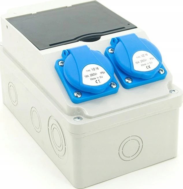 ELS Elektrotechnika Statybinė, sodo skirstykla 2*GS 230V + apsaugos + diferencialas + sertifikuotas MID matuoklis, 6NO21C00FL
