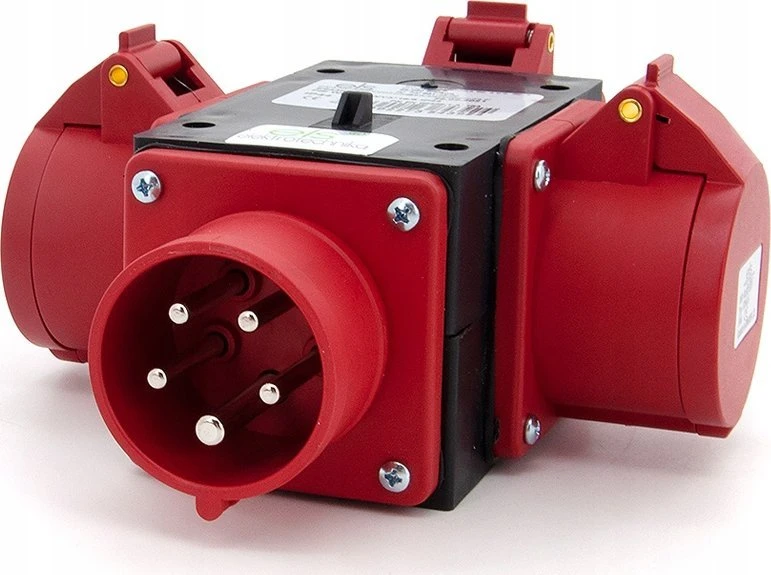 ELS Elektrotechnika Trigubas skirstytuvas / power tee nešiojamas IP44 32A 5P 400V P003W