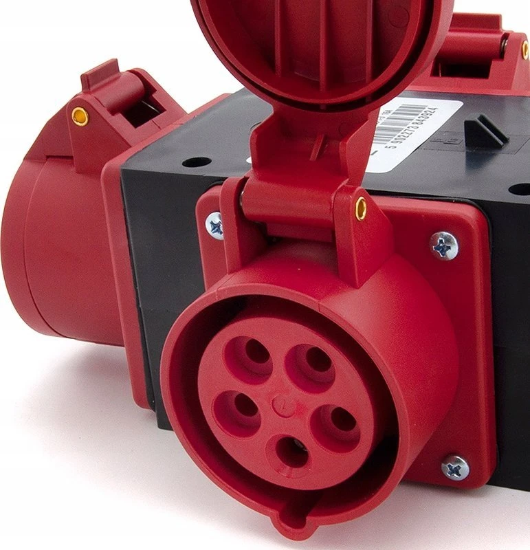 ELS Elektrotechnika Trigubas skirstytuvas / power tee nešiojamas IP44 32A 5P 400V P003W
