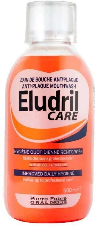Eludril Eludril, burnos skalavimo skystis nuo apnašų, 500 ml, unisex