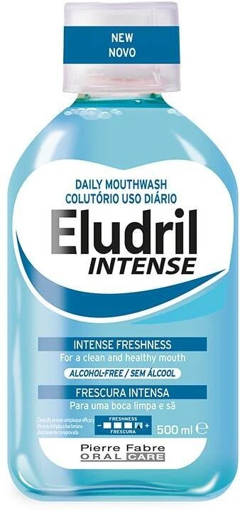Eludril Eludril, burnos skalavimo skystis, intensyvus gaivumas, 500 ml, unisex