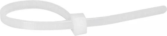 Tvirtinimo dirželis Elematic, 4,5 x 430 mm, baltas